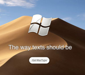 MacType 让你的Window字体跟Mac一样好看！