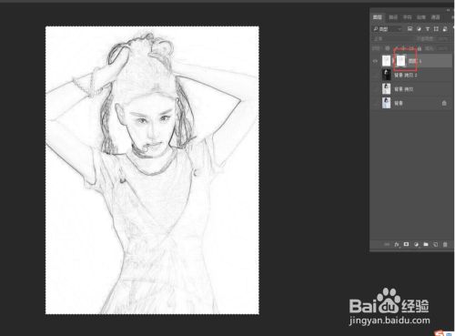 PS怎样提取图片线稿？