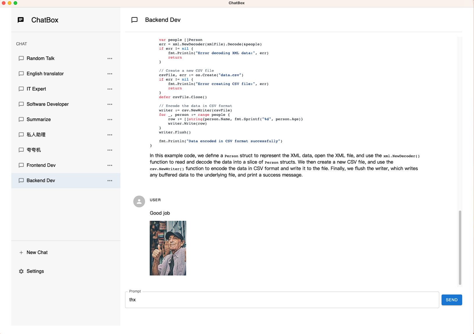 ChatGPT API 跨平台桌面客户端