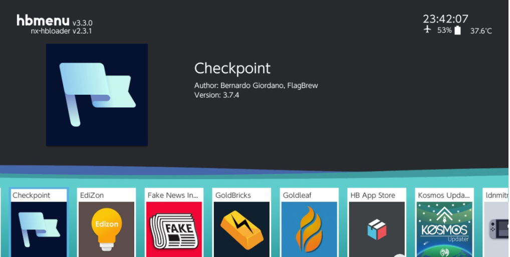 Switch存档备份恢复转移--checkpoint